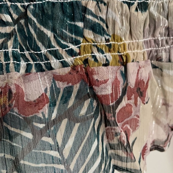 Walter Baker Serena top Key largo smocked metallic - Picture 9 of 10